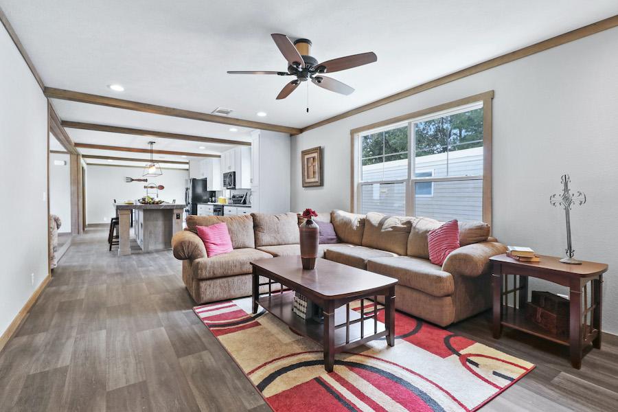 Clayton Athens mobile home model Nellie living room view 08