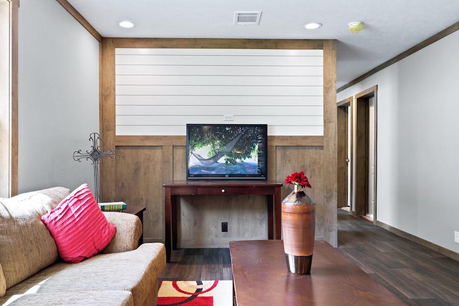 Clayton Athens mobile home model Nellie living room view 10