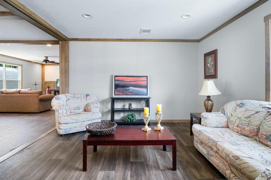Clayton Athens mobile home model Nellie living room view 21