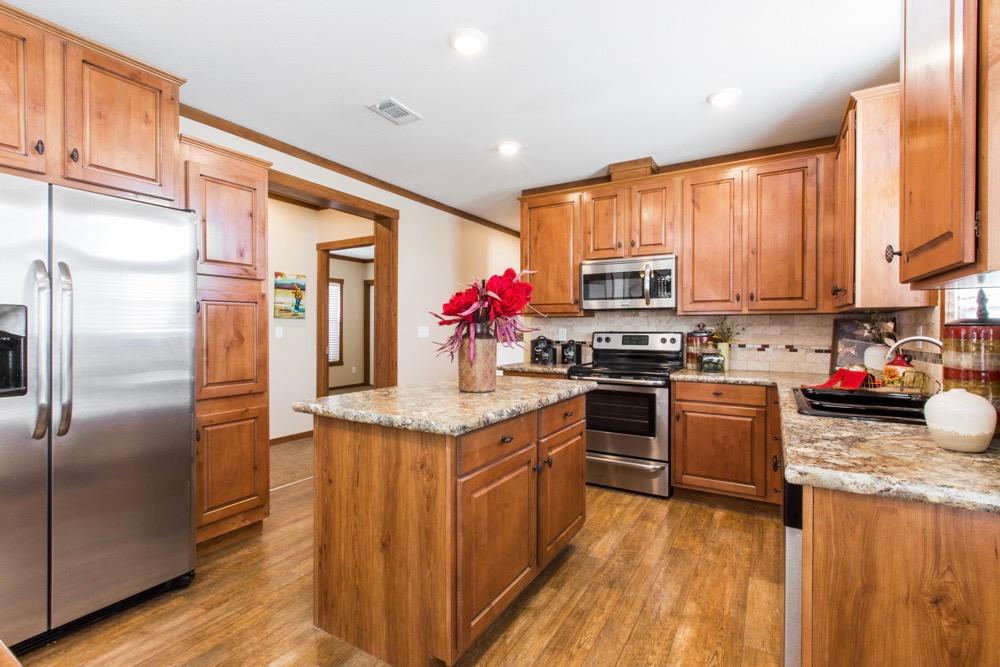 clayton mobile home stewart 28 kitchen view 3