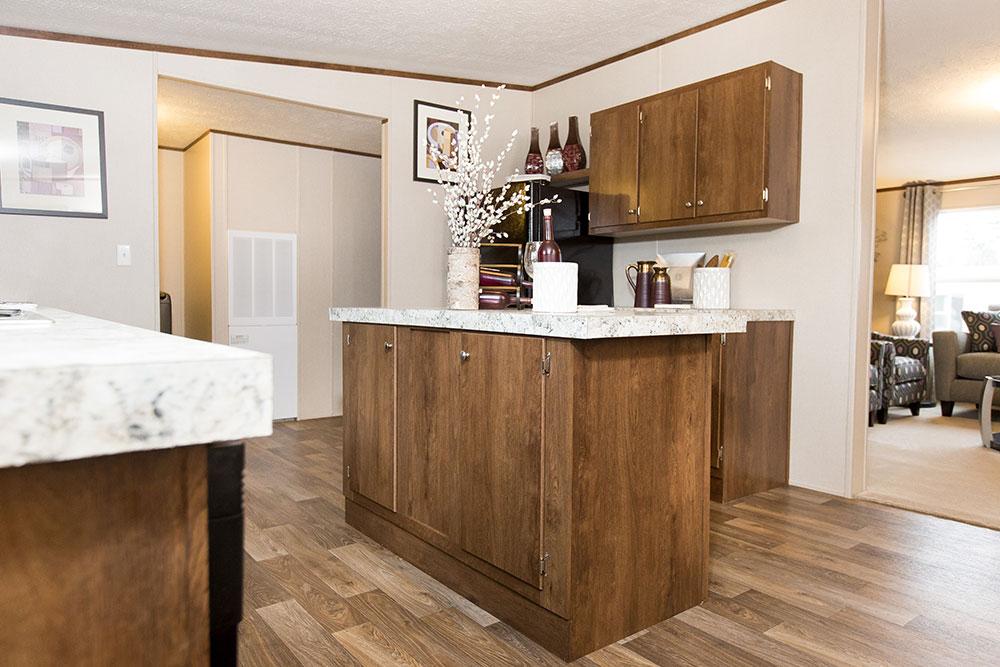 Tru Home Satisfaction model mobile home kitchen