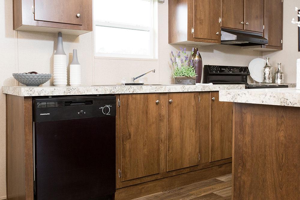 Tru Home Satisfaction model mobile home kitchen