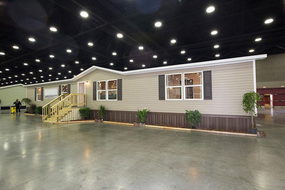 Tru Homes Pride model mobile home exterior