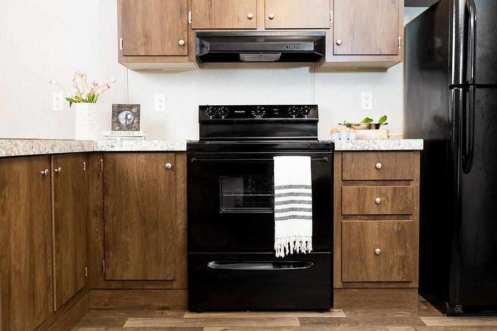 Tru Home Bliss model mobile home kitchen