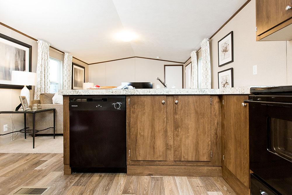 Tru Home Bliss model mobile home kitchen