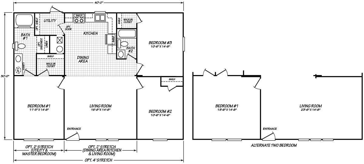 Fleetwood Berkshire 32403b Floorplan