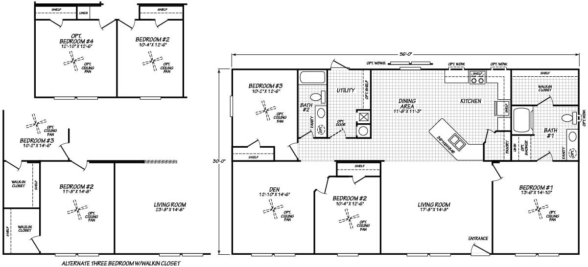 Fleetwood Berkshire 32563b Floorplan