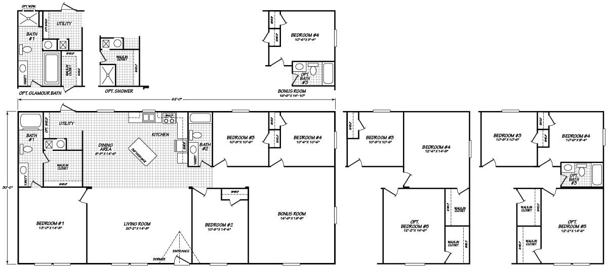 Fleetwood Berkshire 32624b Floorplan