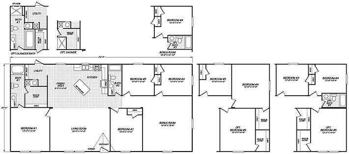 Fleetwood Berkshire 32483B Floorplan