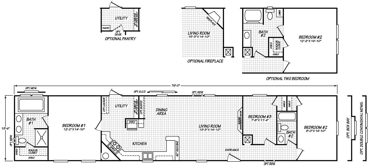 Fleetwood Weston 16763a Floorplan