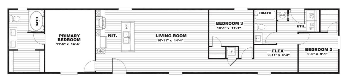 Clayton Bonham Vision - SALE! Floorplan