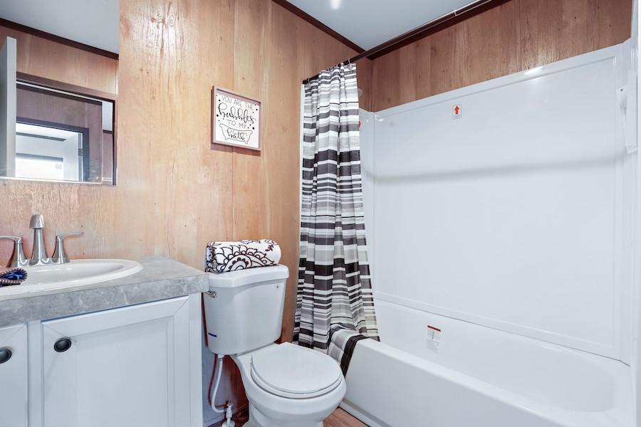Clayton Bonham Vision Guest Bathroom Open Shower View