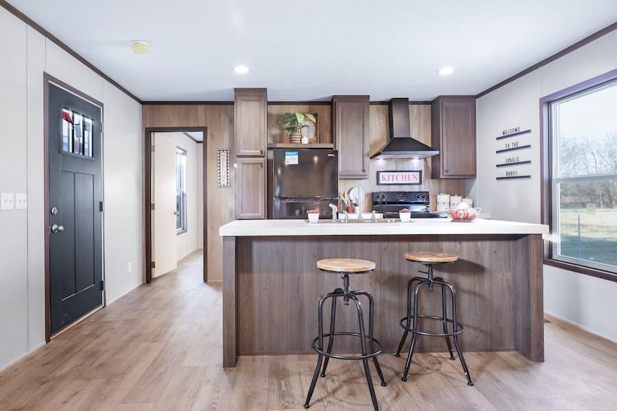 Clayton Bonham Vision Kitchen View and Island Seating
