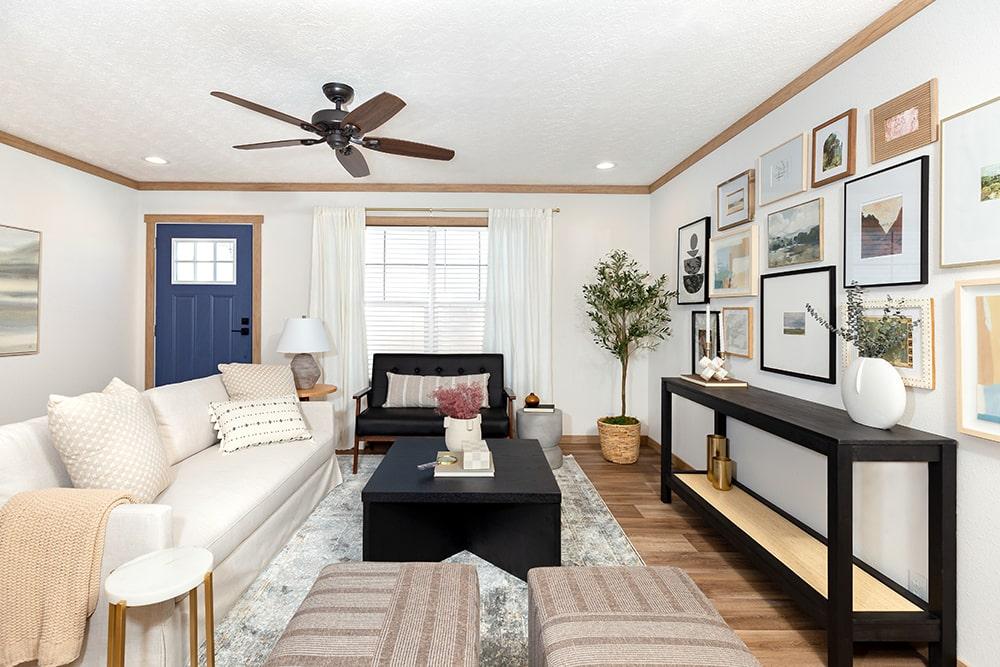 Clayton 52NXT28684B Angelina Living Room Gallery Wall
