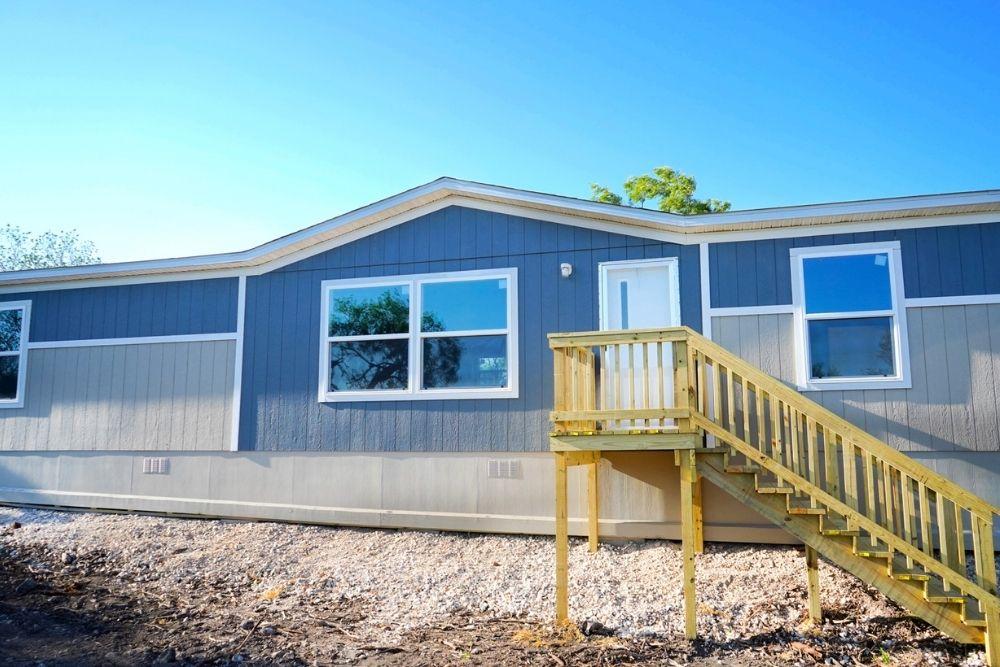 TRU Homes Double Wide Mobile Home Triumph Exterior Front View 05