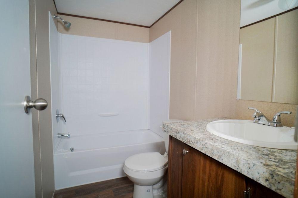 TRU Homes Double Wide Mobile Home Triumph Interior Guest Bathroom View 03