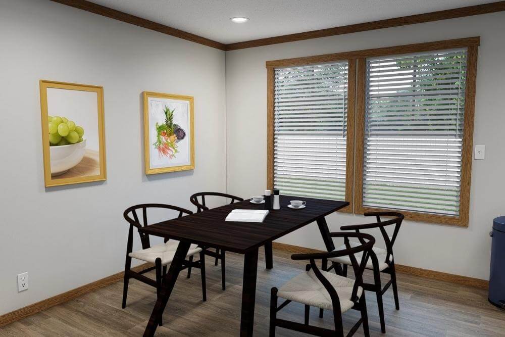 Clayton NXT Double Wide Mobile Home Wilder Dining Room View 01