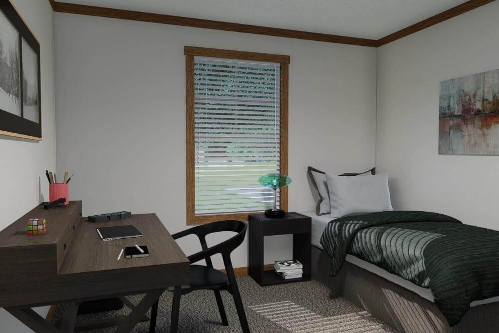 Clayton NXT Double Wide Mobile Home Wilder Guest Bedroom 01