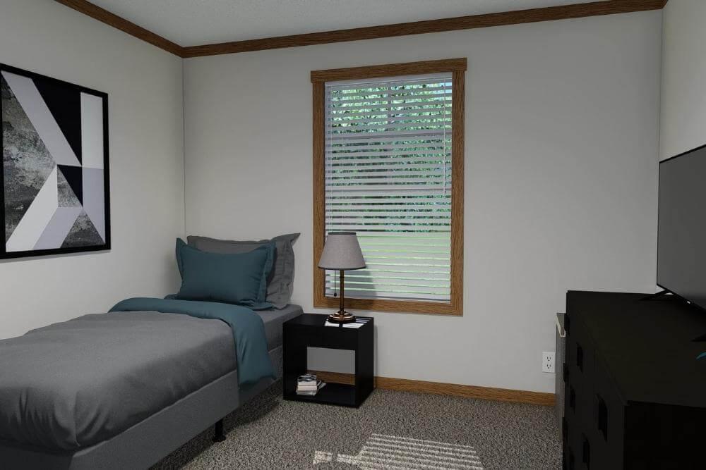 Clayton NXT Double Wide Mobile Home Wilder Guest Bedroom 02