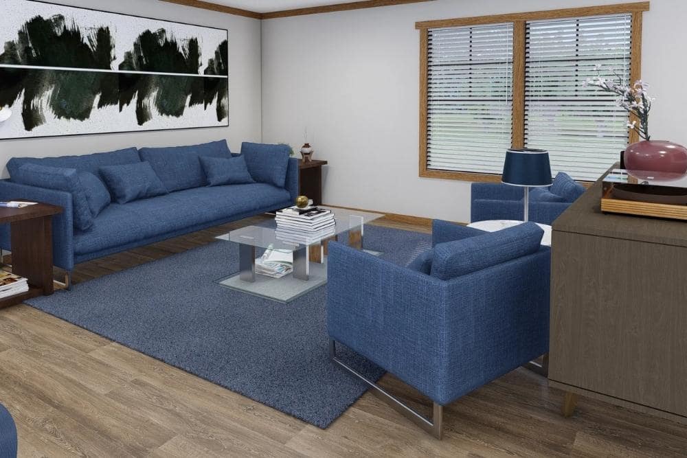 Clayton NXT Double Wide Mobile Home Tinsley Living Room