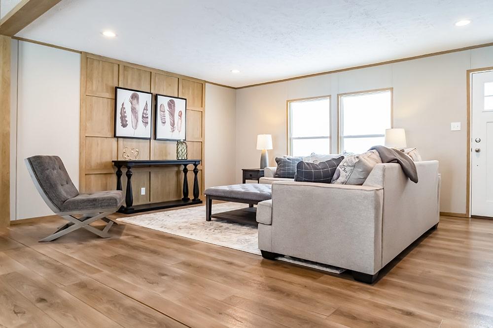 Clayton Epic Double Wide Mobile Home Summit Living Room View 01