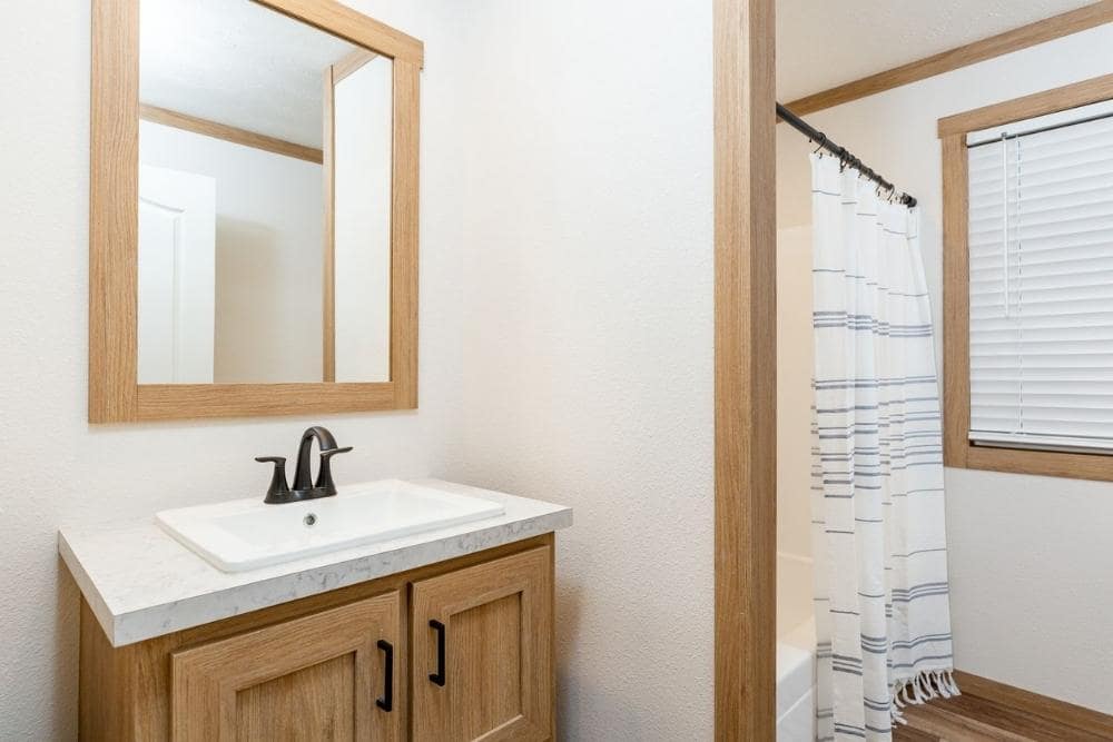 Clayton NXO Double Wide Mobile Home Wilder Guest Bathroom View 01