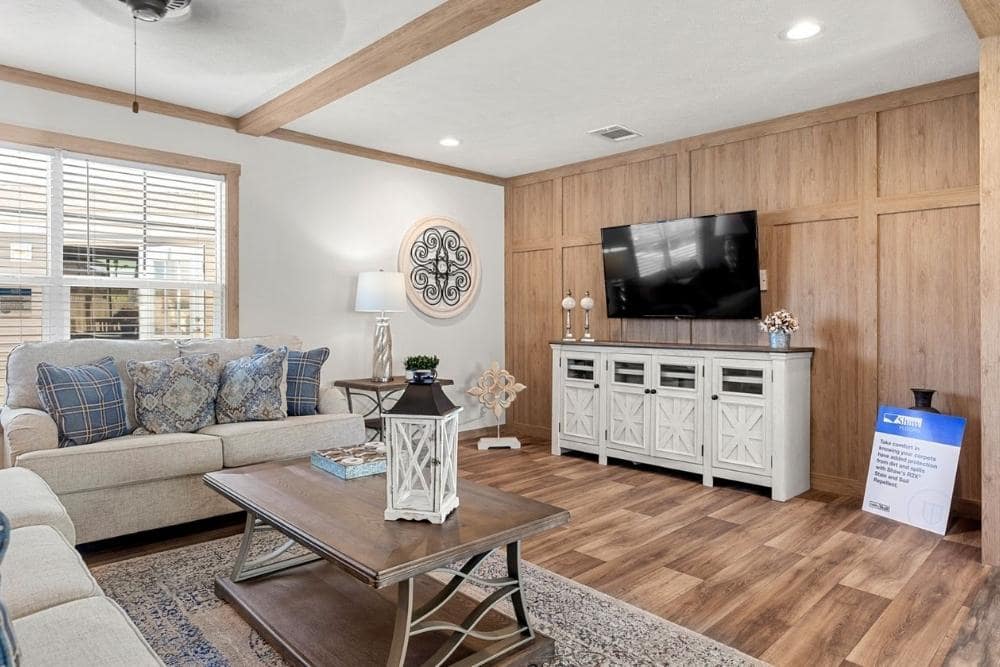 Clayton NXT Double Wide Mobile Home Lizzie Living Room View 02