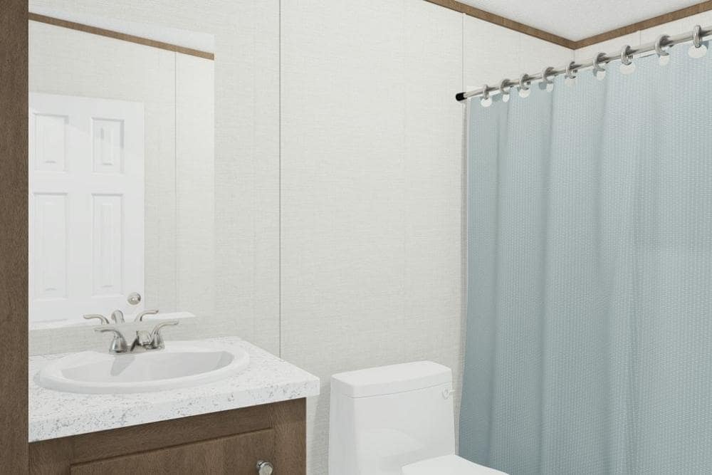 Tru Homes Double Wide Mobile Home Excitement Guest Bathroom
