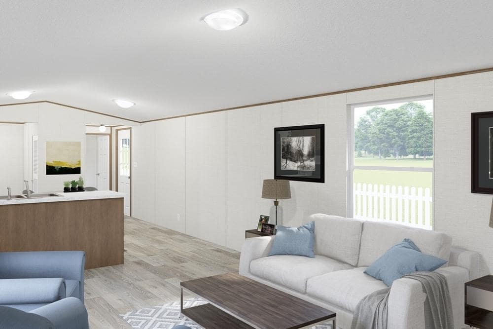 Tru Homes Single Wide Mobile Home Glory Living Room View 01