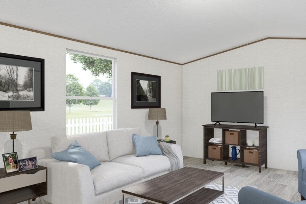 Tru Homes Single Wide Mobile Home Glory Living Room View 02