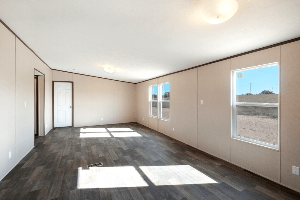 TRU Homes Model Pride Mobile Home Interior Living Space View 03 - 4682 Brown Rd, Poteet, TX